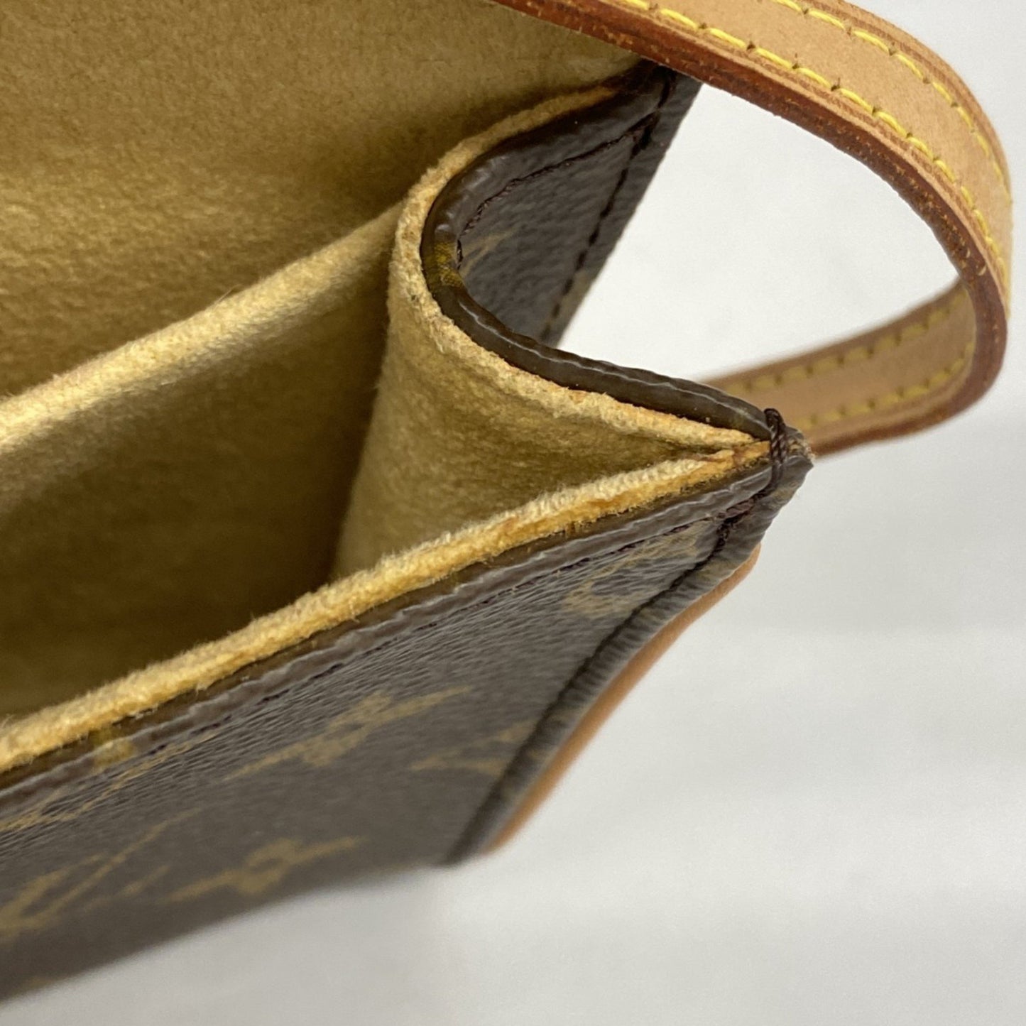 Louis Vuitton Monogram Pochette Twin Gm Shoulder Bag M51852 Brown