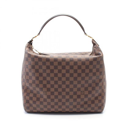 Louis Vuitton Louis Vuitton Portobello Gm Damier Ebene Shoulder Bag Coated Canvas Leather