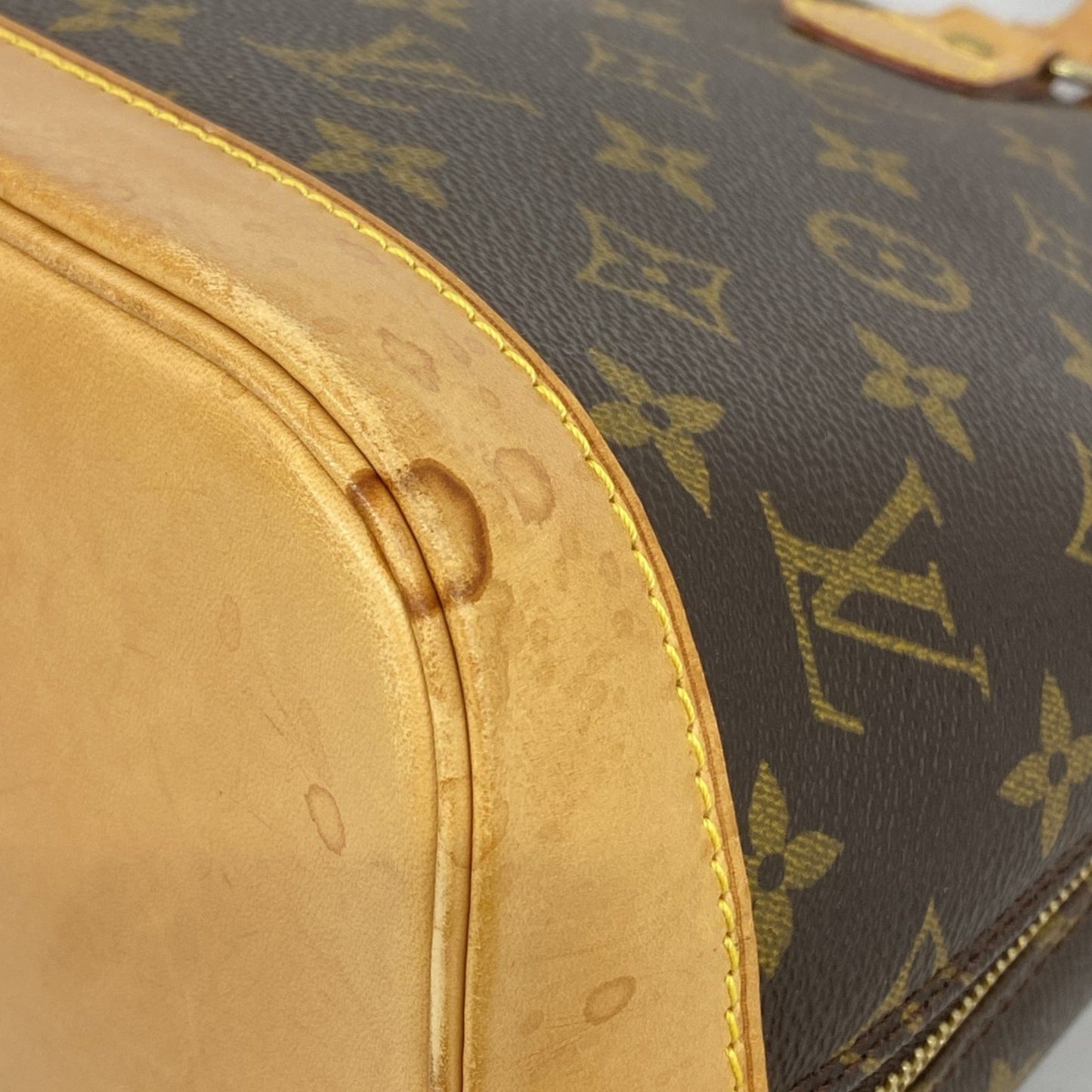 Louis Vuitton Monogram Alma Handbag M51130 Brown