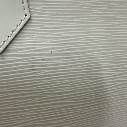 Louis Vuitton Epi Leather Alma Ivoire Handbag M4030J White