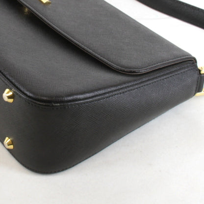 Burberry Shoulder Bag Leather Black