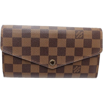 Louis Vuitton Damier Long Wallet N63209 Portefeuille Sarah Ebene
