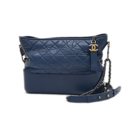 Chanel Gabriel De Hobo Shoulder Bag Leather Blue A93824 Bp