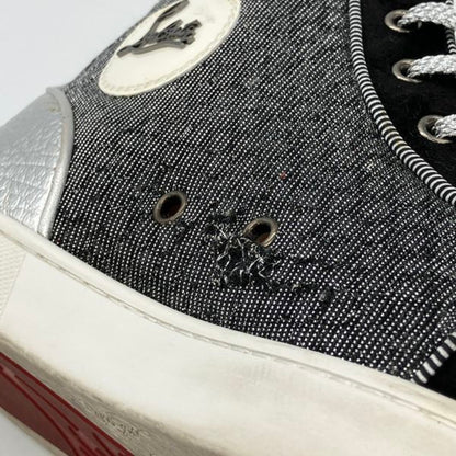 Christian Louboutin Louis Spike High Top Sneakers Black Size 42