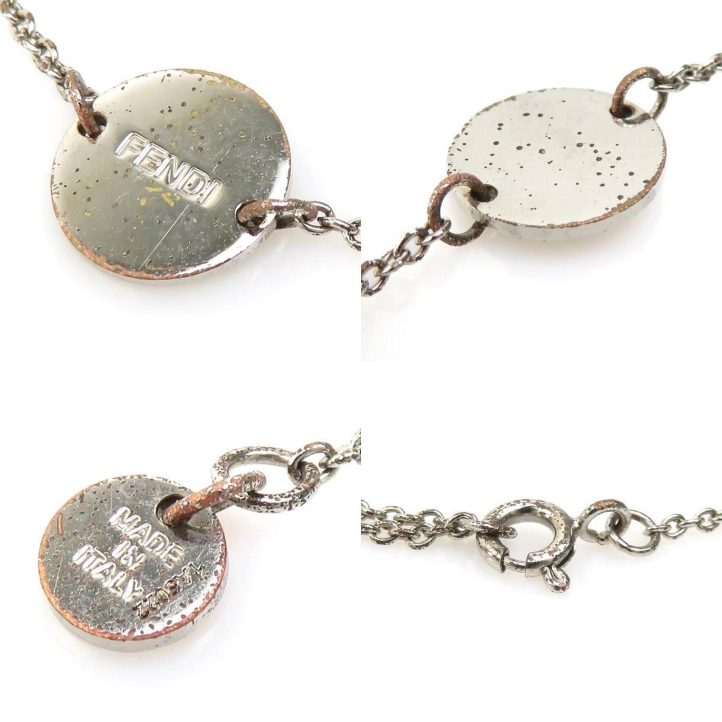 Fendi Bracelet F Is Metal Silver