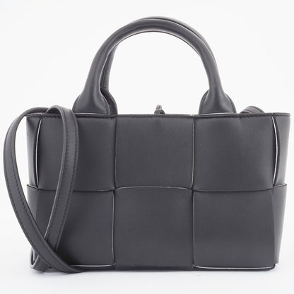 Bottega Veneta Candy Arco Tote Bag Handbag Black White 729029Vmay31283
