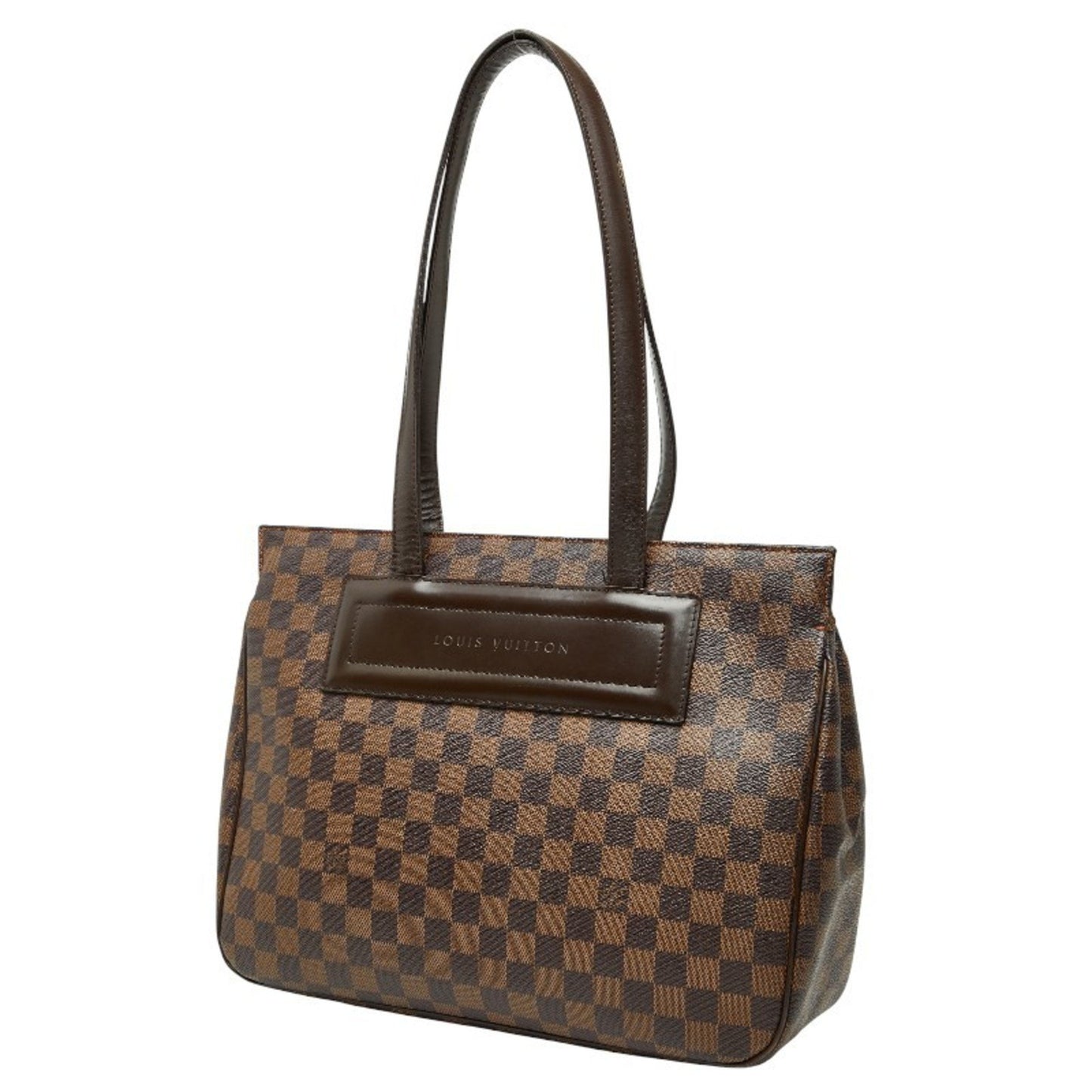 Louis Vuitton Damier Parioli Pm Handbag Tote Bag N51123 Brown Leather