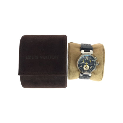Louis Vuitton Tambour Lovely Cup Black/Silver Stainless Steel/Rubber/Glass Watch Q132G Quartz