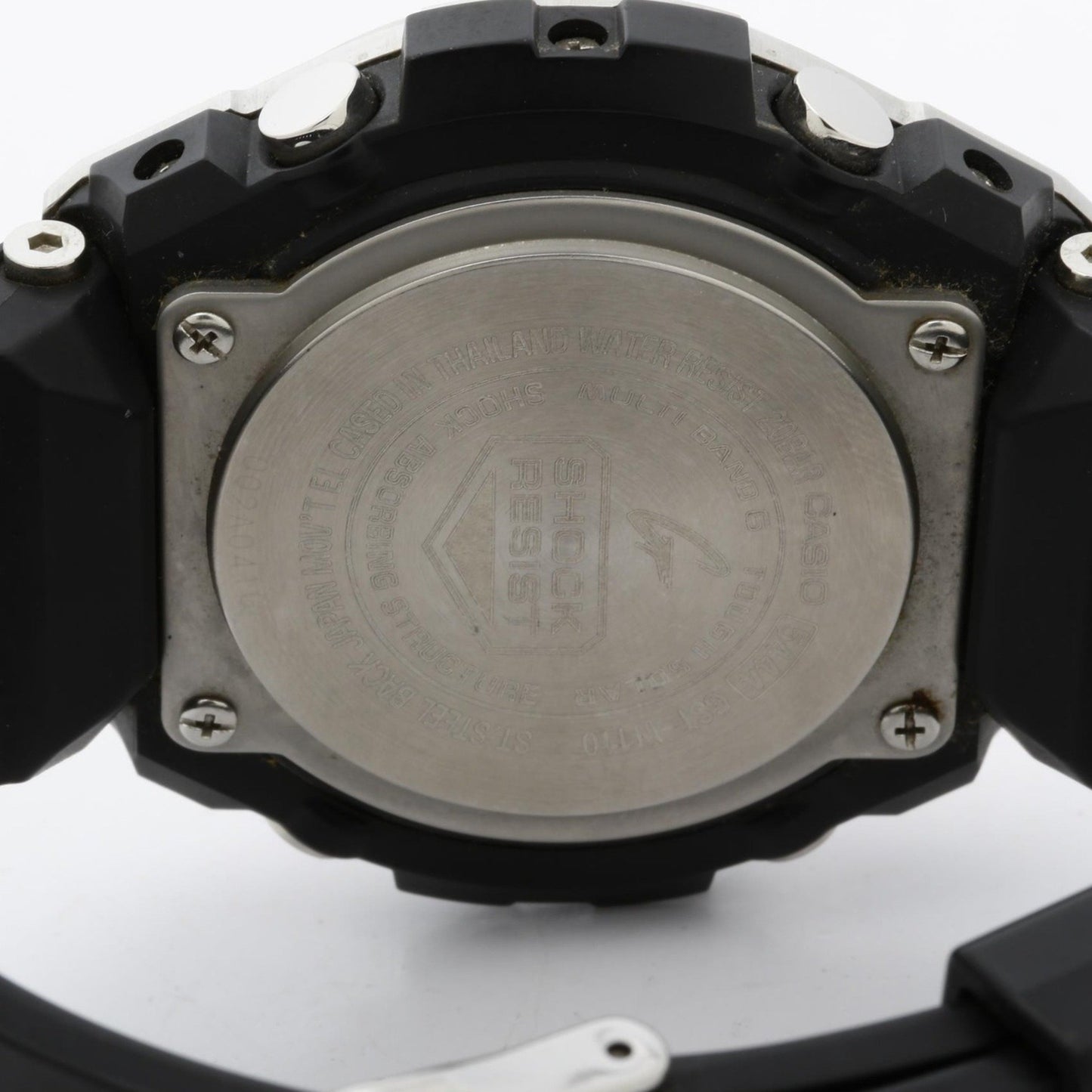 Casio Gshock Gsteel Gstw100 Series Watch (Gstw1101Ajf) Black Dial Resin/Stainless Steel