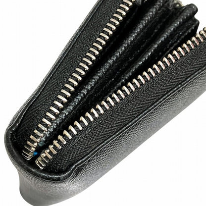 Bvlgari Man Round Black Long Wallet