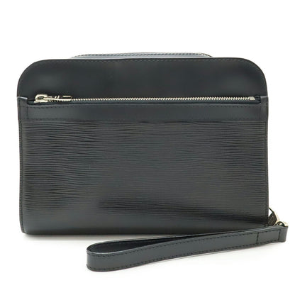 Louis Vuitton Epi Leather Hoche Second Bag/Clutch Bag In Black