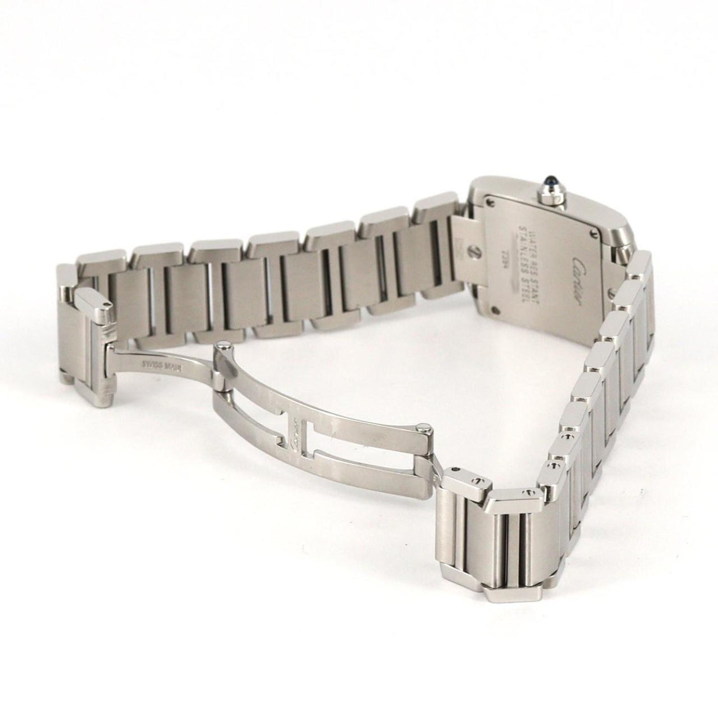 Cartier Tank Franaise Sm W51008Q3 Stainless Steel Quartz Watch