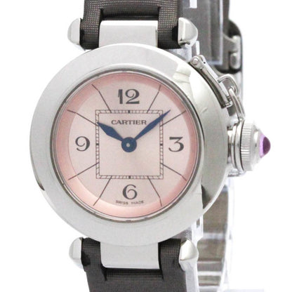Cartier Miss Pasha Steel Leather Quartz