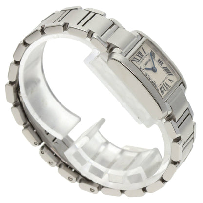 Cartier Tank Franaise W51008Q3 Sm Stainless Steel Watch