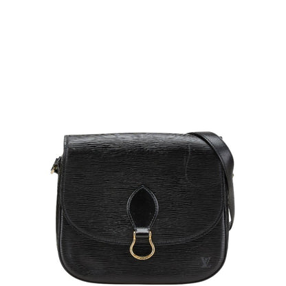 Louis Vuitton Epi Saint-Cloud Crossbody Shoulder Bag M52192 Noir Black Leather
