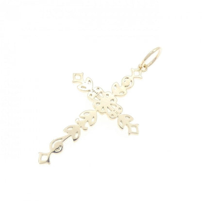 Agete Agate K10Yg Cross Pendant
