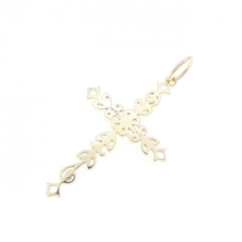 Agete Agate K10Yg Cross Pendant