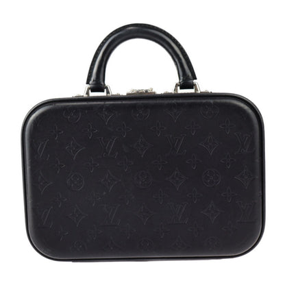 Louis Vuitton Louis Vuitton Valisette Pm Monogram Glace Handbag M92235 Leather Black Mini Trunk