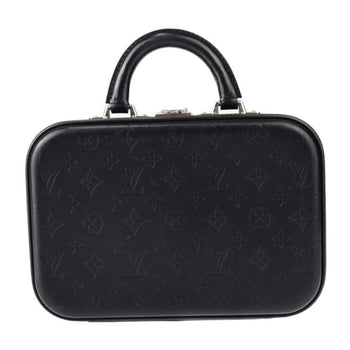 Louis Vuitton Louis Vuitton Valisette Pm Monogram Glace Handbag M92235 Leather Black Mini Trunk