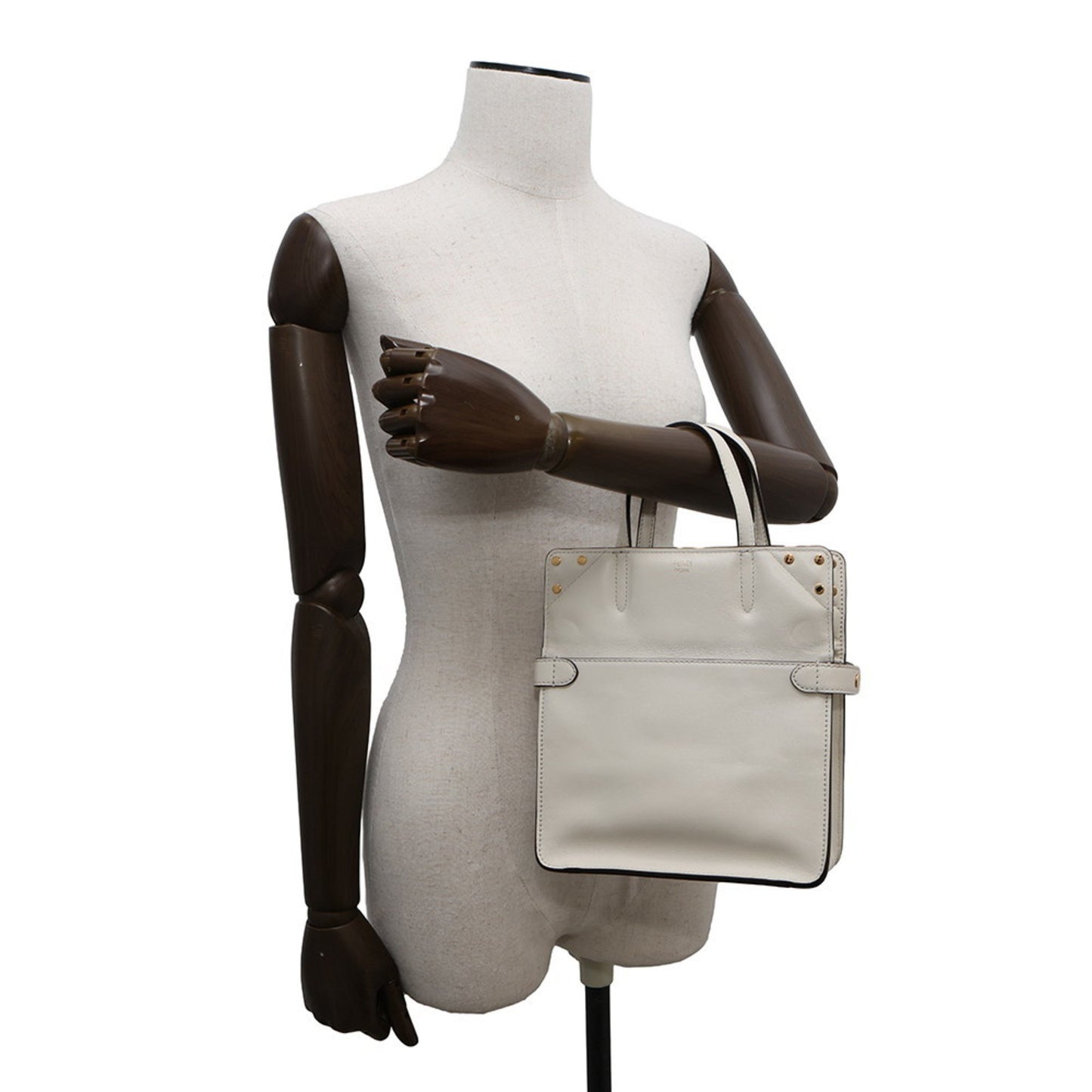 Fendi Flip Small Handbag 8Bt306 Fendi 2-Way White