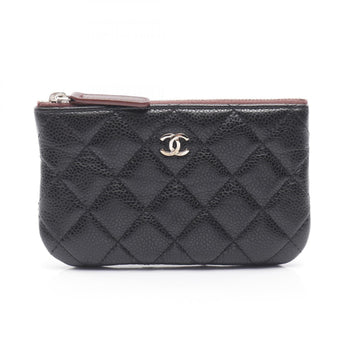 Chanel Matelasse Pouch Bag In Calfskin Leather