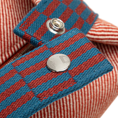 Hermes Brid A Black Gm Handbag In Orange