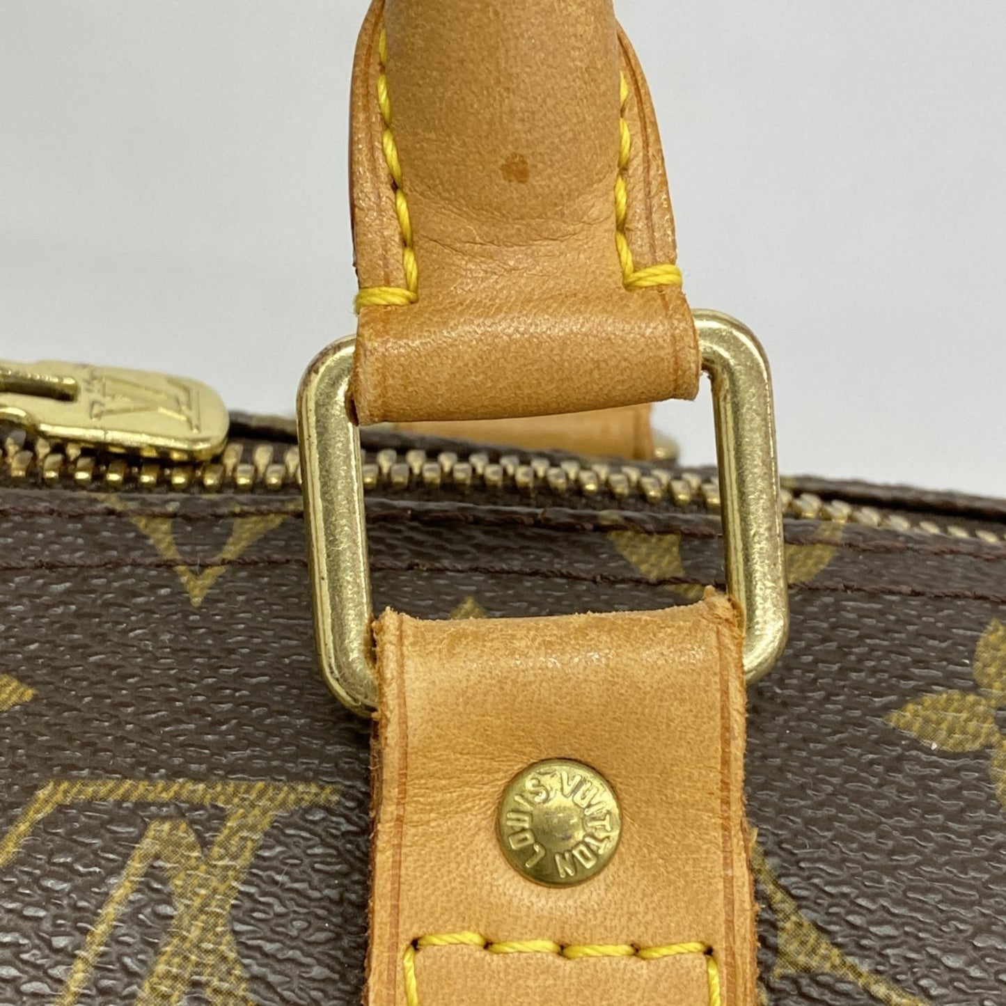 Louis Vuitton Monogram Keepall 50 Boston Bag M41426 Brown