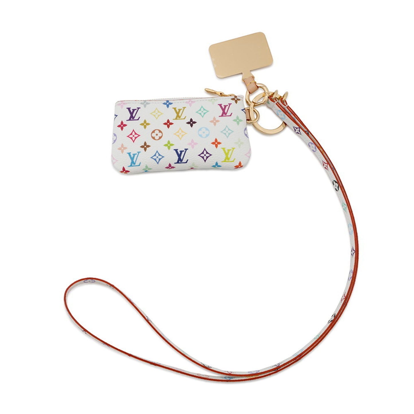 Louis Vuitton Monogram Multicolore Shoulder Bag With Lv X Tm Phone Holder (M14099) In White