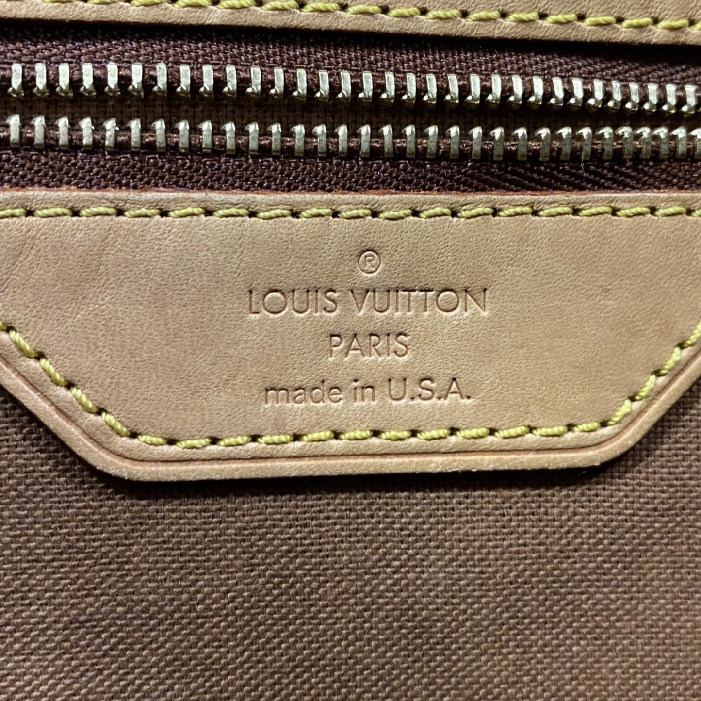 Louis Vuitton Monogram Batignolles Horizontal Tote Bag M51154 Brown