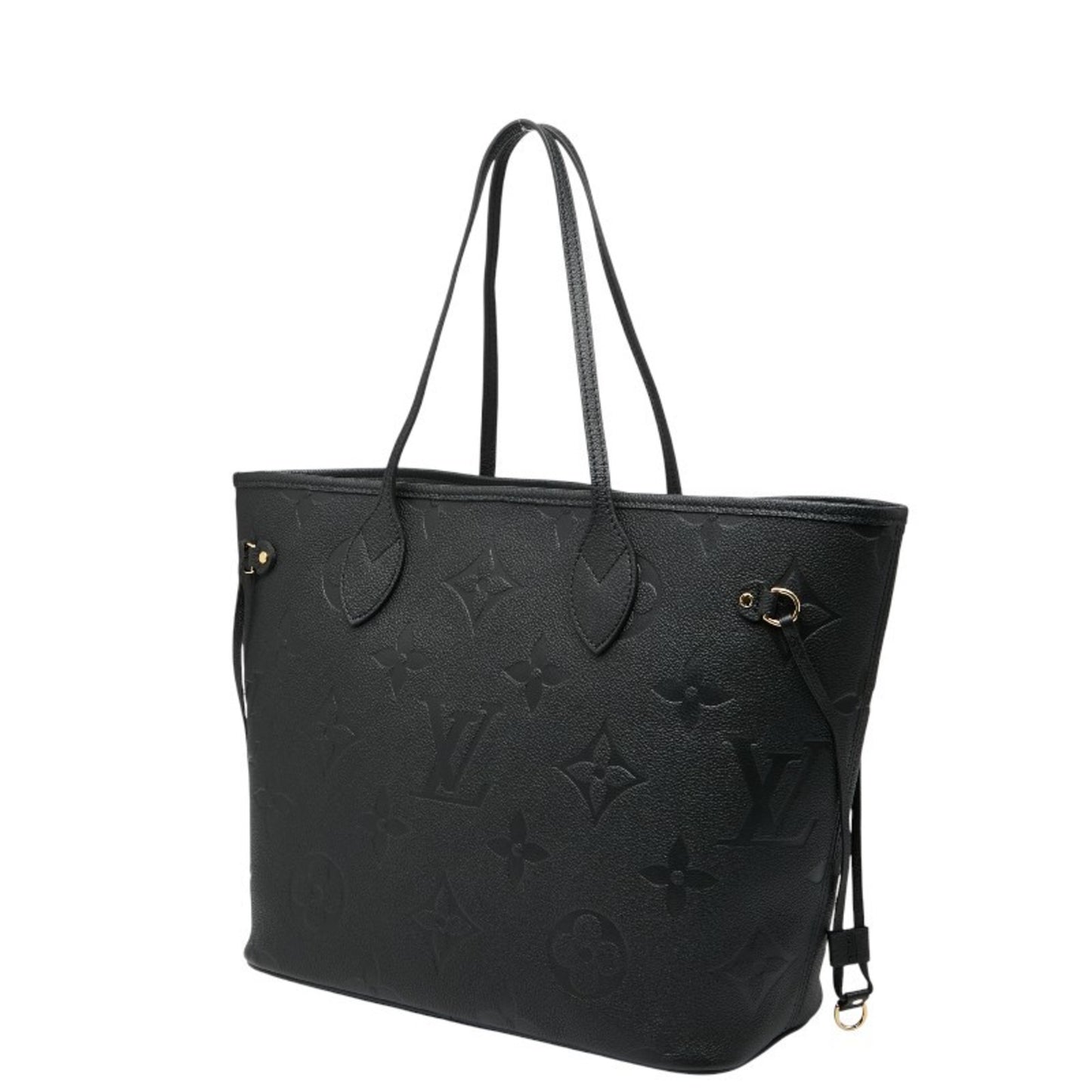 Louis Vuitton Monogram Empreinte Neverfull Mm Tote Bag/Shoulder Bag M45685 Noir Black Leather