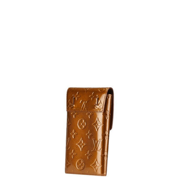 Louis Vuitton Monogram Vernis Walker Pochette M91154 Bronze Brown Patent Leather