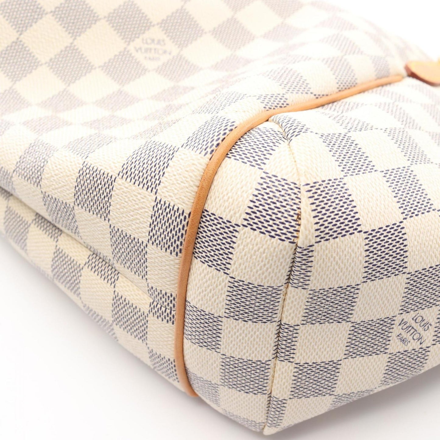 Louis Vuitton Louis Vuitton Totally Pm Tote Bag Coated Canvas Leather Damier Azur