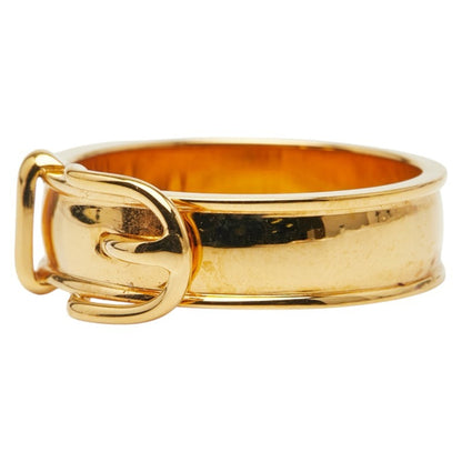 Herms Boucle Serie Belt Motif Scarf Ring Gold Plated