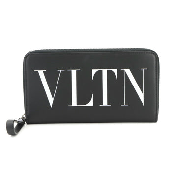 Valentino Garavani Vltn Round Long Wallet In Leather