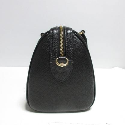 Coach Lowan Satchel Leather 2Way Handbag Shoulder Bag Cv962 Black