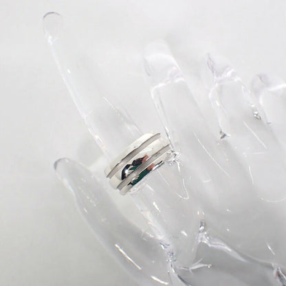 Tiffany 925 1837 Double Line Ring Size 10
