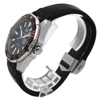 Tag Heuer Way201N Aquaracer Calibre 5 Watch Stainless Steel Rubber