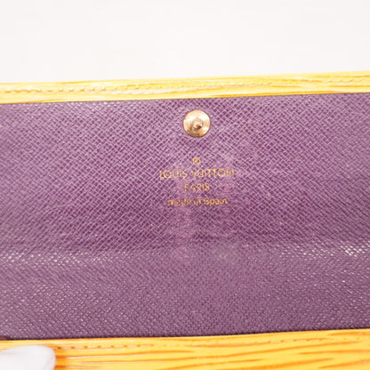 Louis Vuitton Epi Leather Long Wallet Porte Monnaie Credit M63579