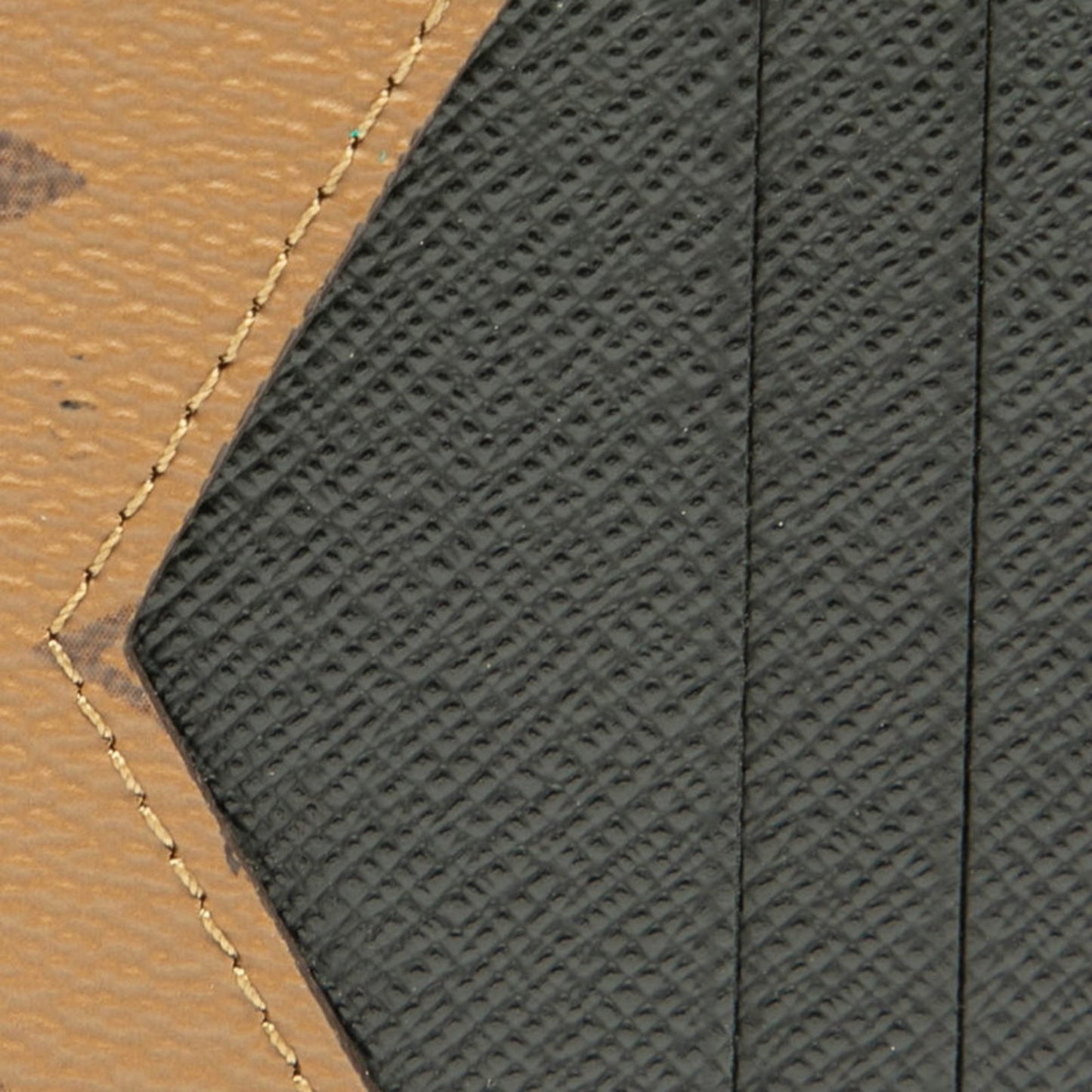 Louis Vuitton Monogram Reverse Porte Carte Romy Business Card Case Fragment M81912 Brown