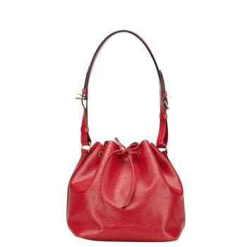 Louis Vuitton Epi Petit Noe Shoulder Bag M44107 Castilian Red Leather