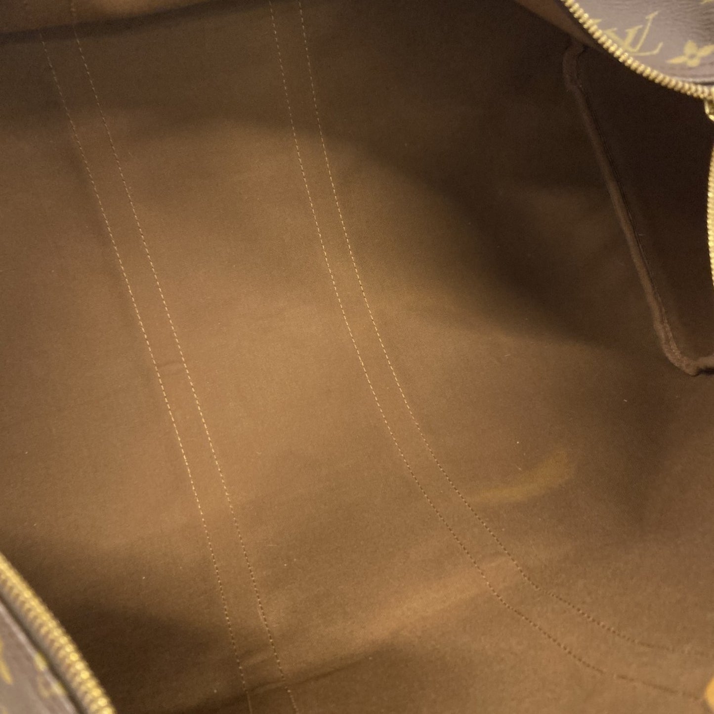 Louis Vuitton Monogram Keepall 55 Boston Bag M41424 Brown