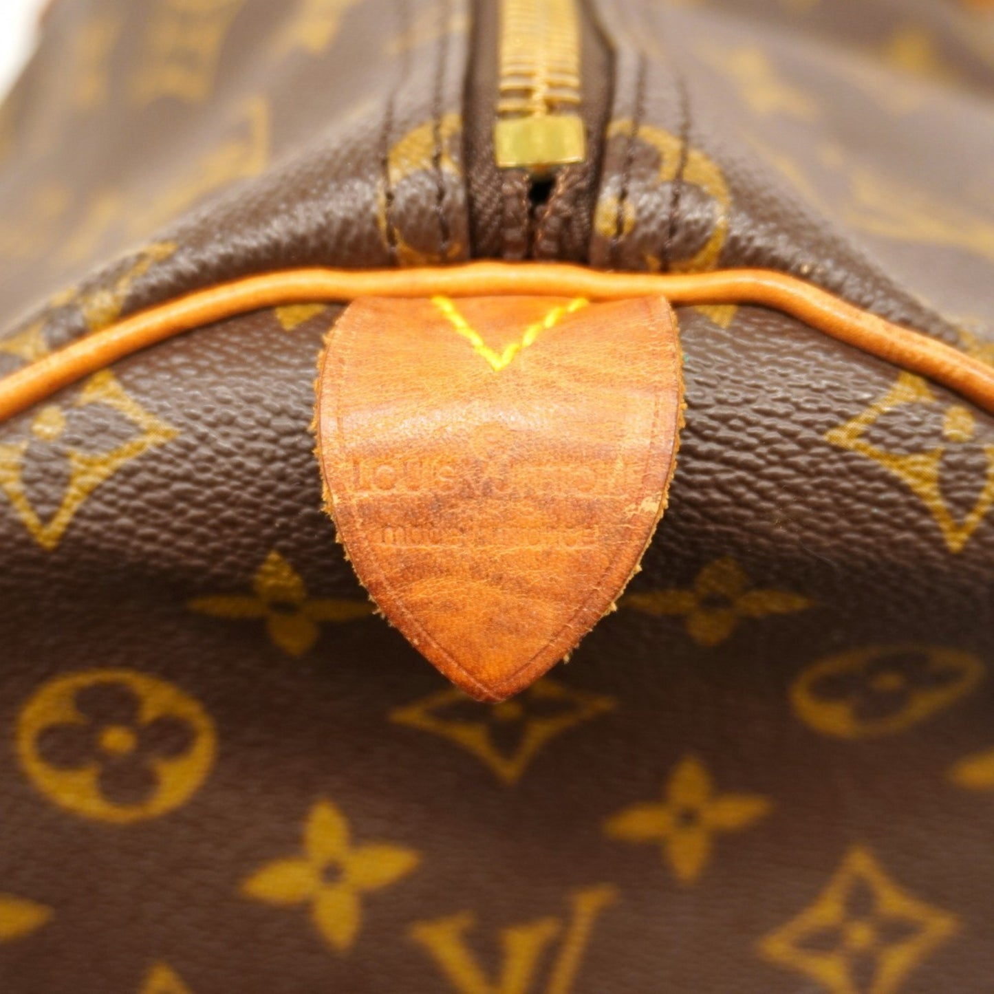 Louis Vuitton Monogram Keepall 55 Boston Bag M41424 Brown