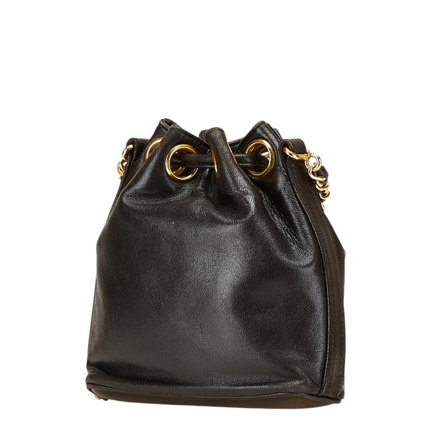 Chanel Coco Mark Chain Shoulder Bag In Black Lambskin