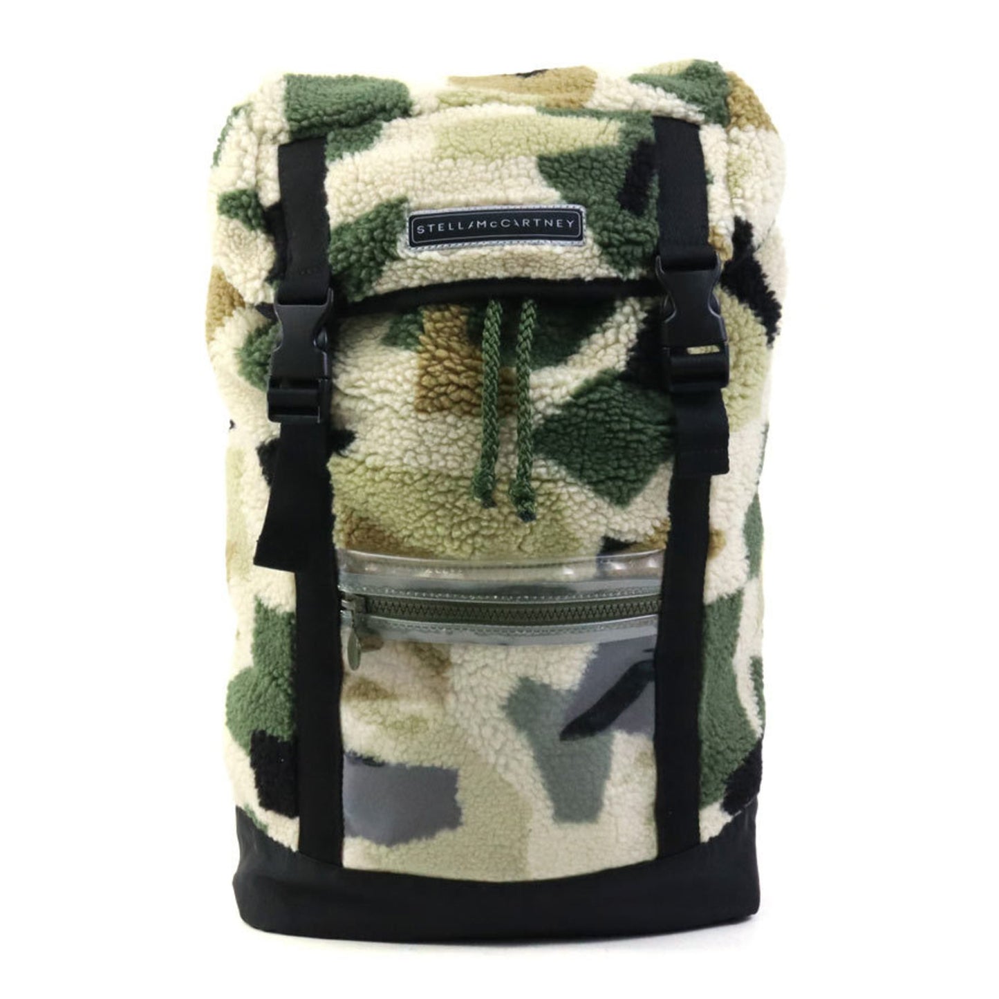 Stella Mccartney Backpack Boa Nylon Beige X Khaki