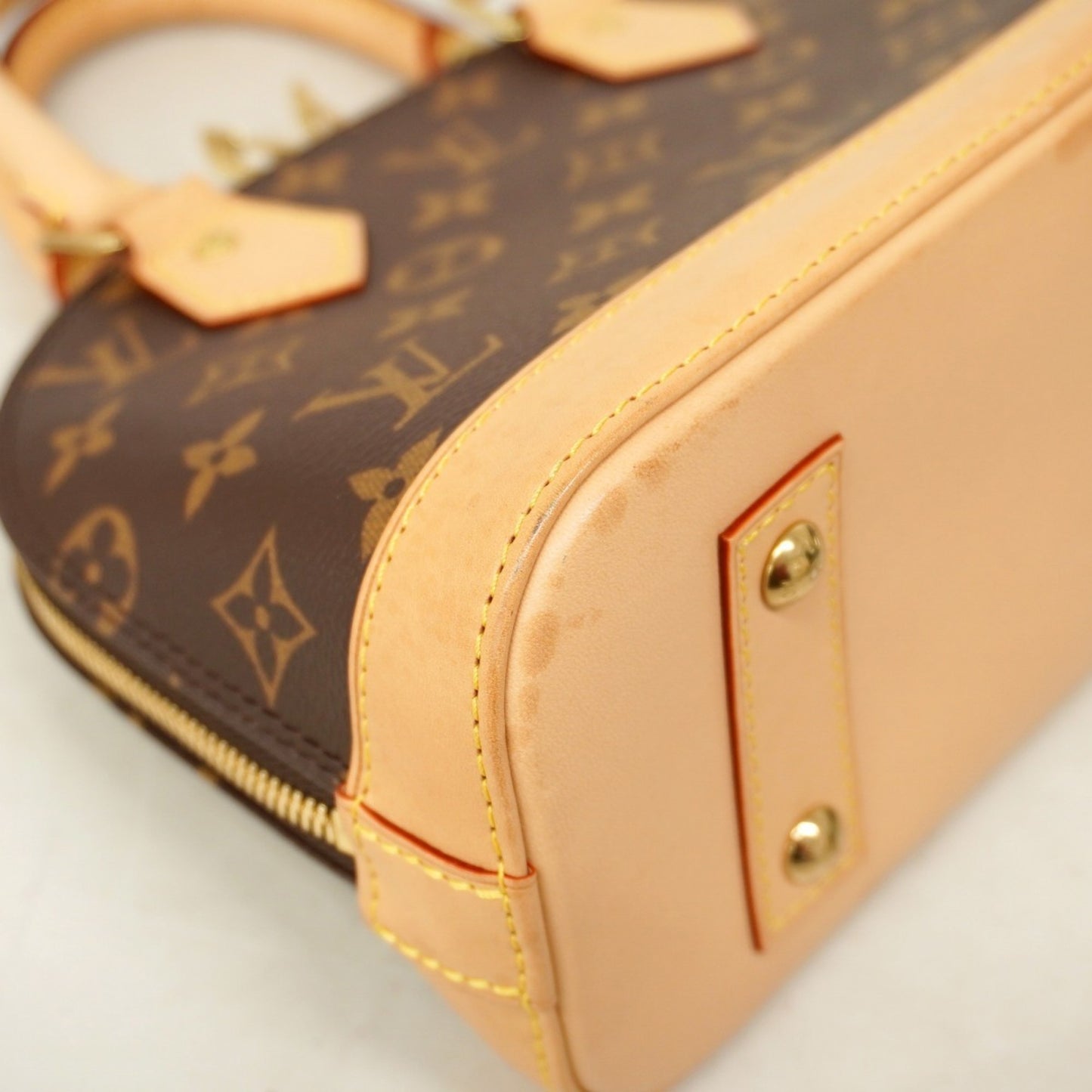 Louis Vuitton Monogram Alma Bb Handbag M46990 Brown 2-Way Bag