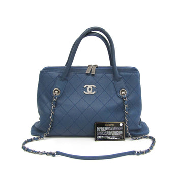 Chanel Wild Stitch Women'S Grained Calfskin Handbag