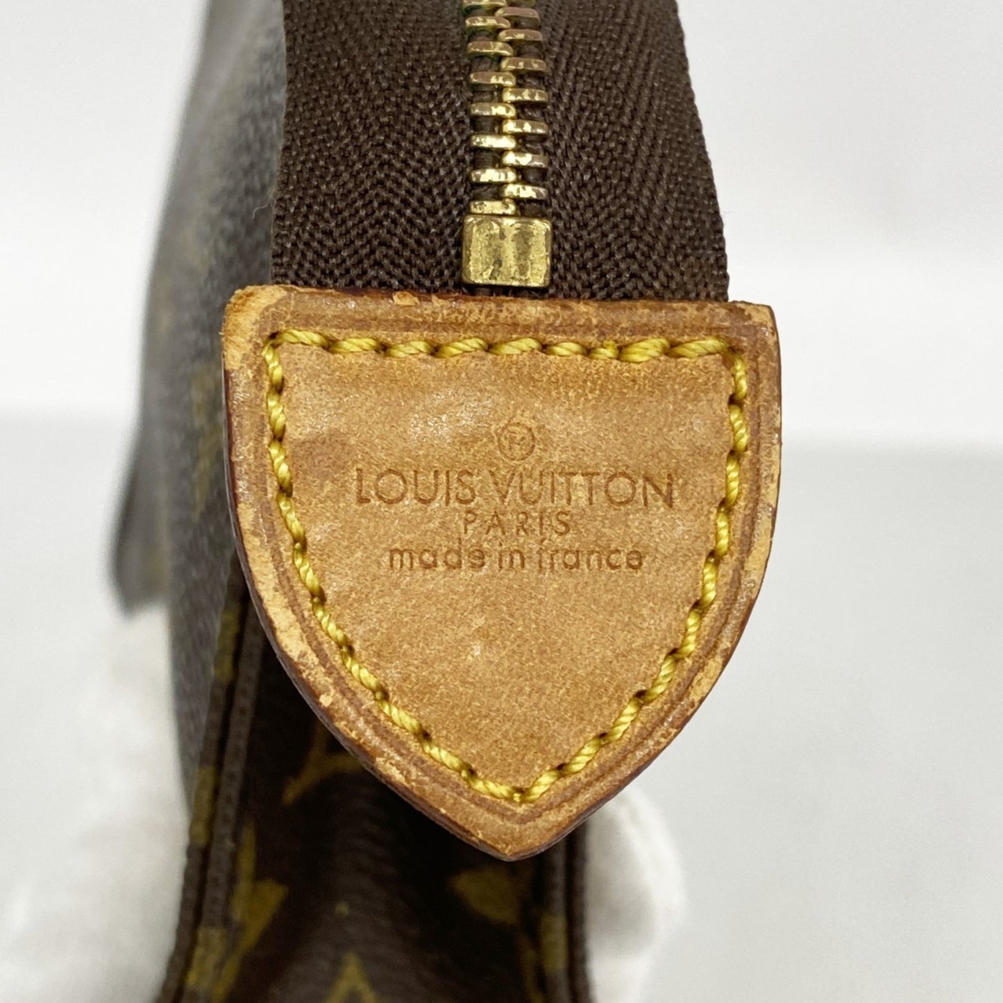 Louis Vuitton Monogram Poche Toilette 15 Pouch M47546 Brown