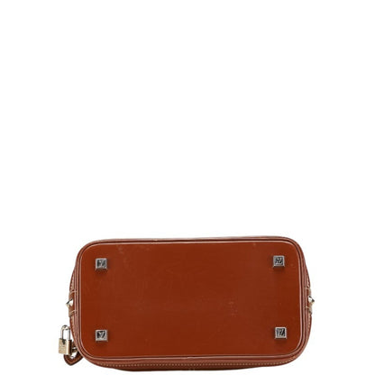 Louis Vuitton Suhali Lockit Pm Handbag M91889 Brown Leather