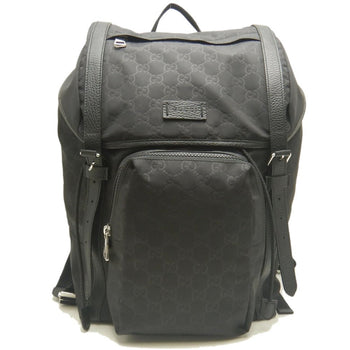 Gucci Daypack 387071 Backpack In Gg Nylon And Leather