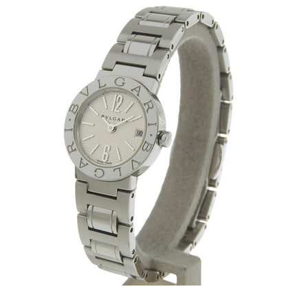 Bvlgari Watch Bb23Ss Stainless Steel Quartz Analog Display White Dial